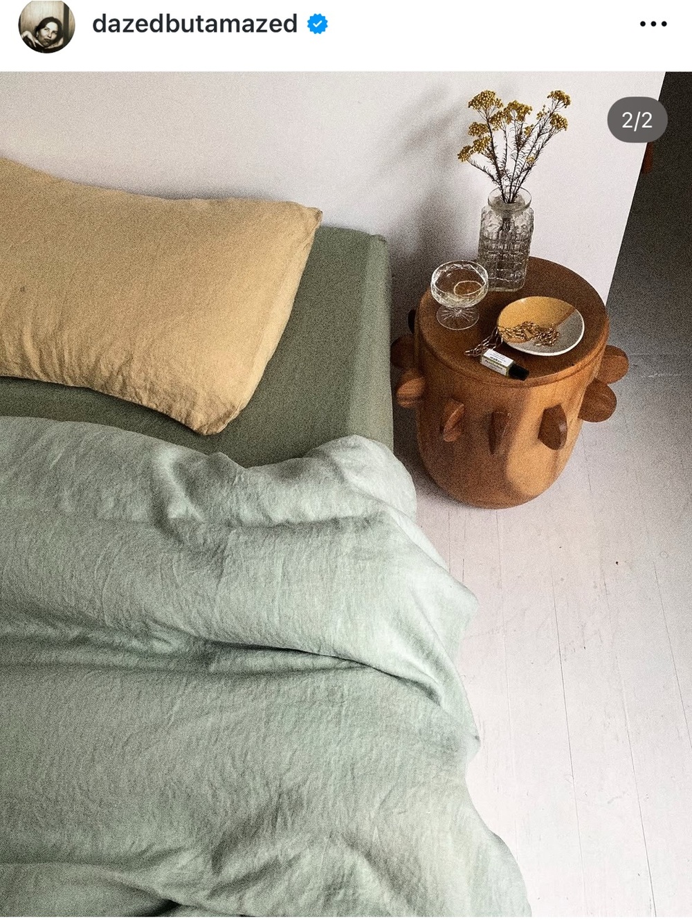 Sage Green Linen Duvet Cover